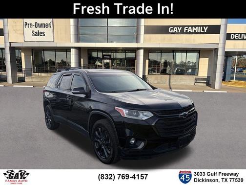 Black Metallic 2021 Chevrolet Traverse RS