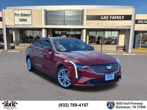 Radiant Red 2024 Cadillac CT4 Luxury