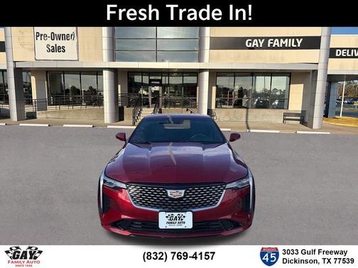 Radiant Red 2024 Cadillac CT4 Luxury