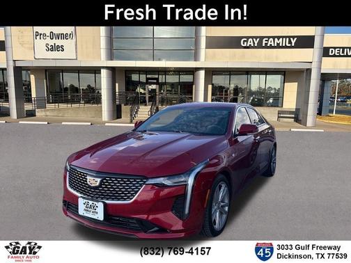 Radiant Red 2024 Cadillac CT4 Luxury