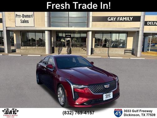 Radiant Red 2024 Cadillac CT4 Luxury