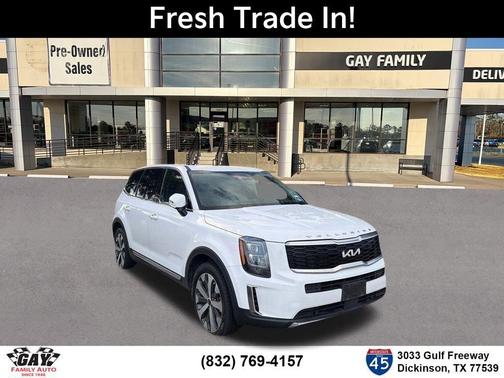 White Pearl 2022 Kia Telluride EX