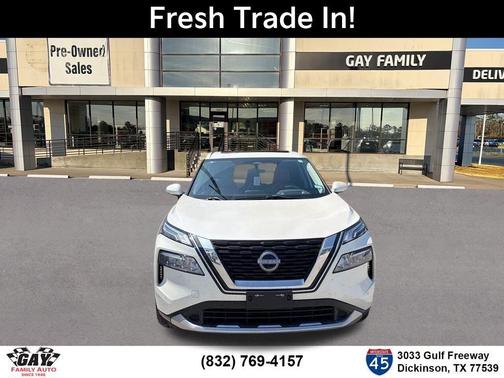 White 2023 Nissan Rogue Platinum