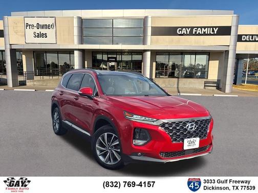 Calypso Red 2020 Hyundai SANTA FE 2.4 Limited