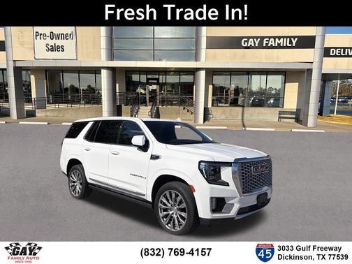 Summit White 2021 GMC Yukon Denali