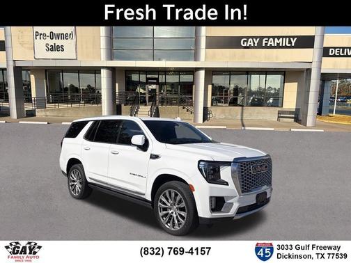 Summit White 2021 GMC Yukon Denali