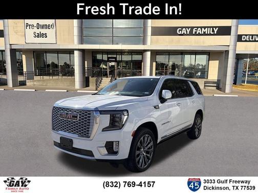 Summit White 2021 GMC Yukon Denali