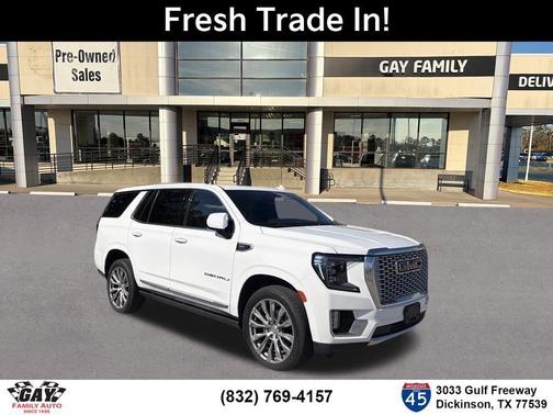 Summit White 2021 GMC Yukon Denali