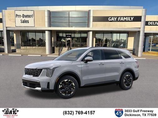 Gray 2026 Kia Sorento S
