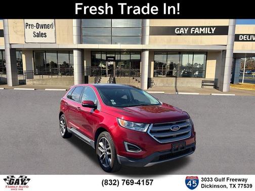 Ruby Red Metallic 2016 Ford Edge Titanium