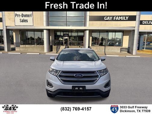 White Platinum Clearcoat Metallic 2016 Ford Edge SEL