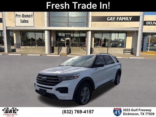 Oxford White 2021 Ford Explorer XLT