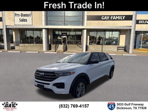Oxford White 2021 Ford Explorer XLT
