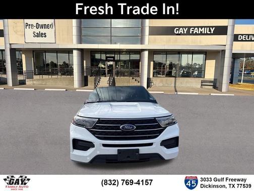 Oxford White 2021 Ford Explorer XLT