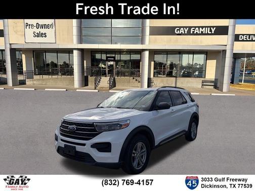 Oxford White 2021 Ford Explorer XLT