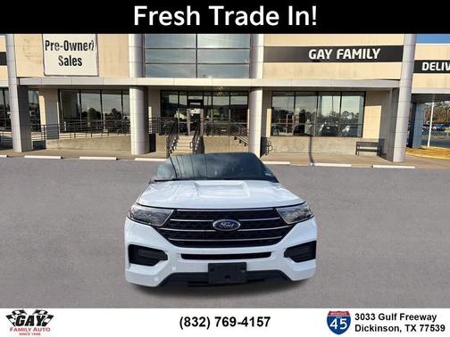 Oxford White 2021 Ford Explorer XLT