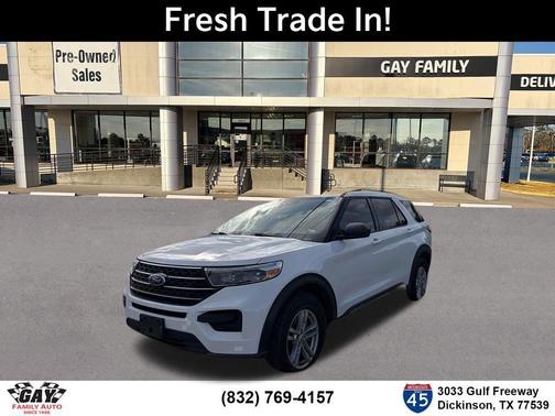 Oxford White 2021 Ford Explorer XLT
