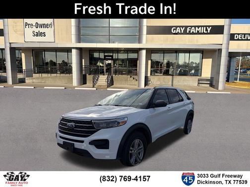 Oxford White 2021 Ford Explorer XLT