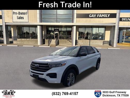 Oxford White 2021 Ford Explorer XLT