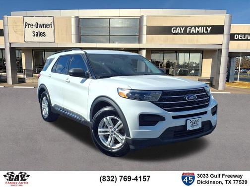 Oxford White 2021 Ford Explorer XLT
