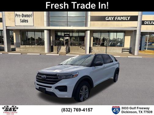 Oxford White 2021 Ford Explorer XLT