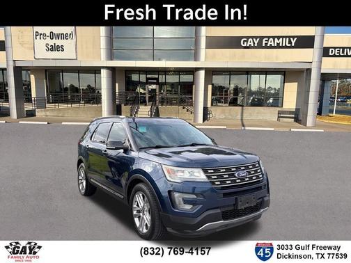Blue 2016 Ford Explorer XLT