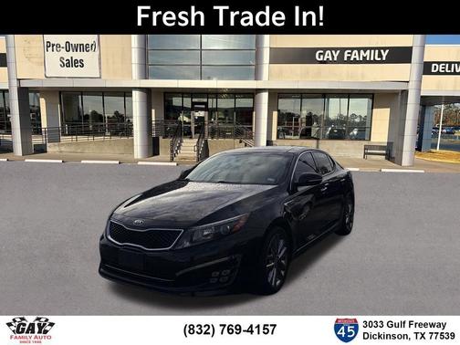 Ebony Black 2015 Kia Optima SXL Turbo