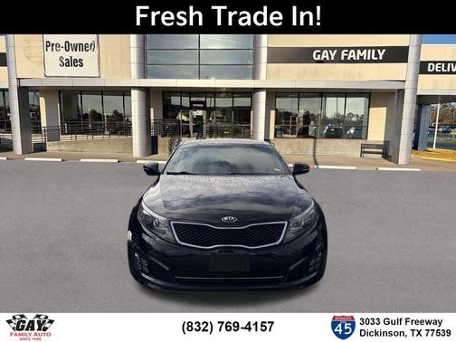Ebony Black 2015 Kia Optima SXL Turbo