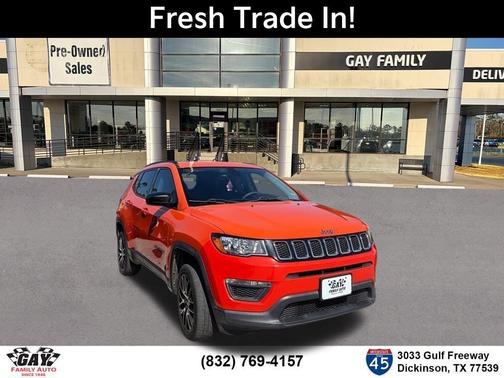 Spitfire Orange Clearcoat 2018 Jeep Compass Sport