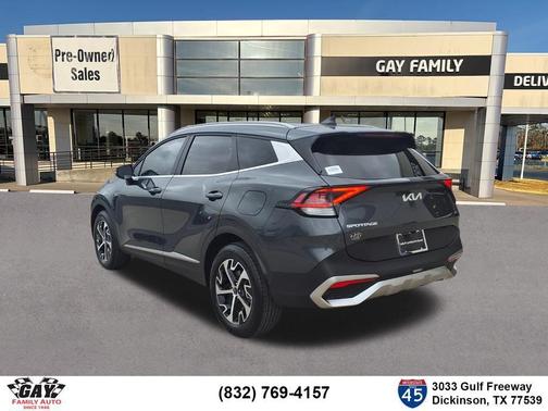 Gray 2024 Kia Sportage Hybrid EX