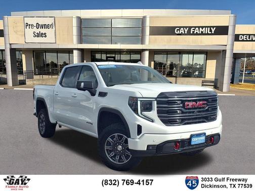 Summit White 2025 GMC Sierra 1500 AT4