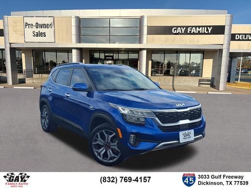 Neptune Blue 2023 Kia Seltos SX