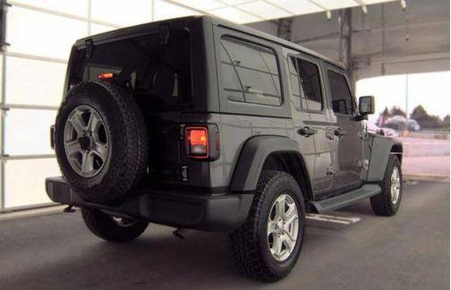 Gray 2018 Jeep Wrangler Unlimited Sport S