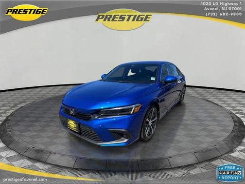 Blue 2024 Honda Civic Touring