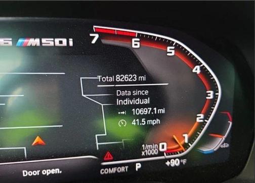 Black 2020 BMW X6 M50i