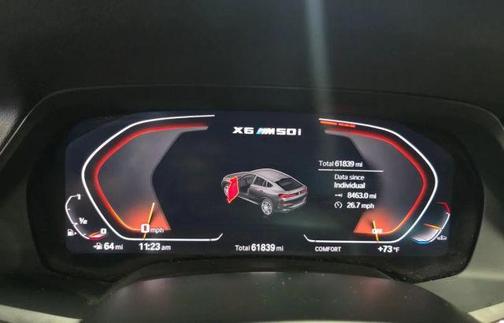 Black 2021 BMW X6 M50i