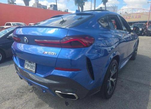 Blue 2020 BMW X6 M50i