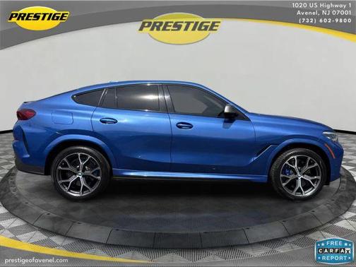 Blue 2020 BMW X6 M50i