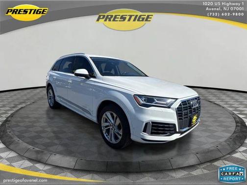 Carrara White 2020 Audi Q7 55 Premium Plus