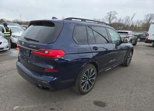 Blue 2021 BMW X7 M50i