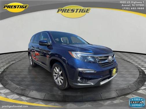 Blue 2019 Honda Pilot EX-L