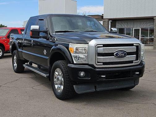 Shadow Black 2016 Ford F-350 Platinum
