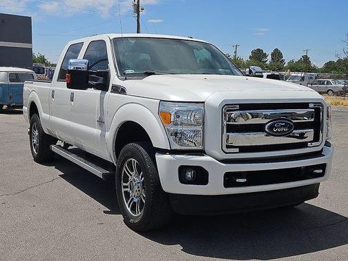 White Platinum Clearcoat Metallic 2016 Ford F-250 Platinum