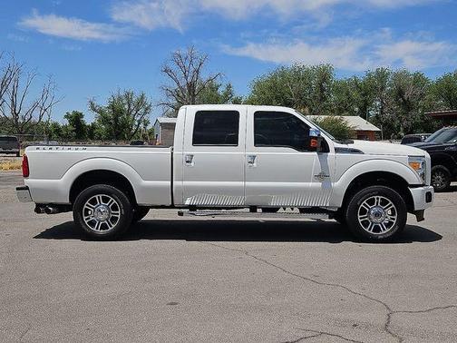 White Platinum Clearcoat Metallic 2016 Ford F-250 Platinum