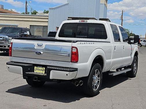 White Platinum Clearcoat Metallic 2016 Ford F-250 Platinum