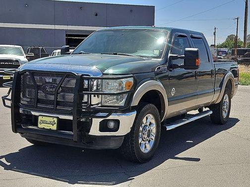 Green 2011 Ford F-250 Lariat
