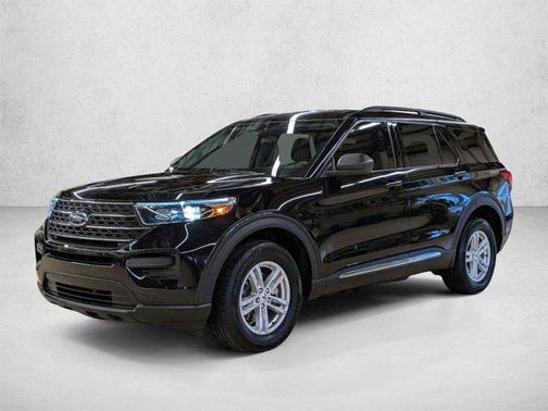 Agate Black Metallic 2023 Ford Explorer XLT