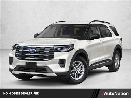 Star White Metallic Tri-Coat 2026 Ford Explorer Active