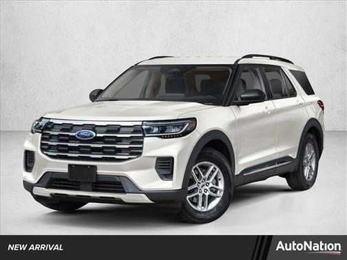 Star White Metallic Tri-Coat 2026 Ford Explorer Active