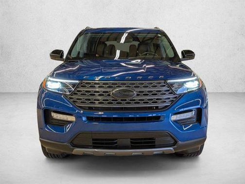 Atlas Blue Metallic 2023 Ford Explorer XLT